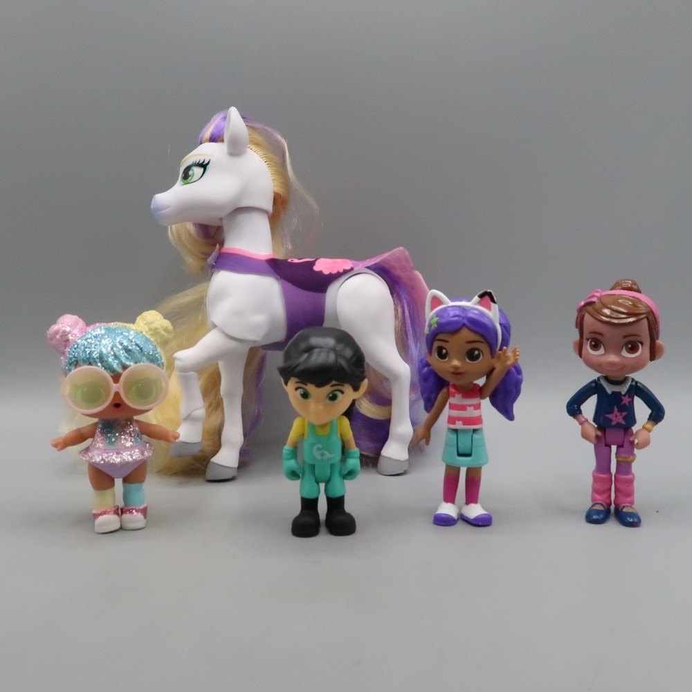 Wild Manes Horses Gabby Dollhouse House Dino Ranch LOL 4" Doll lot